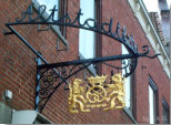 Wappen vergoldet - Restauration